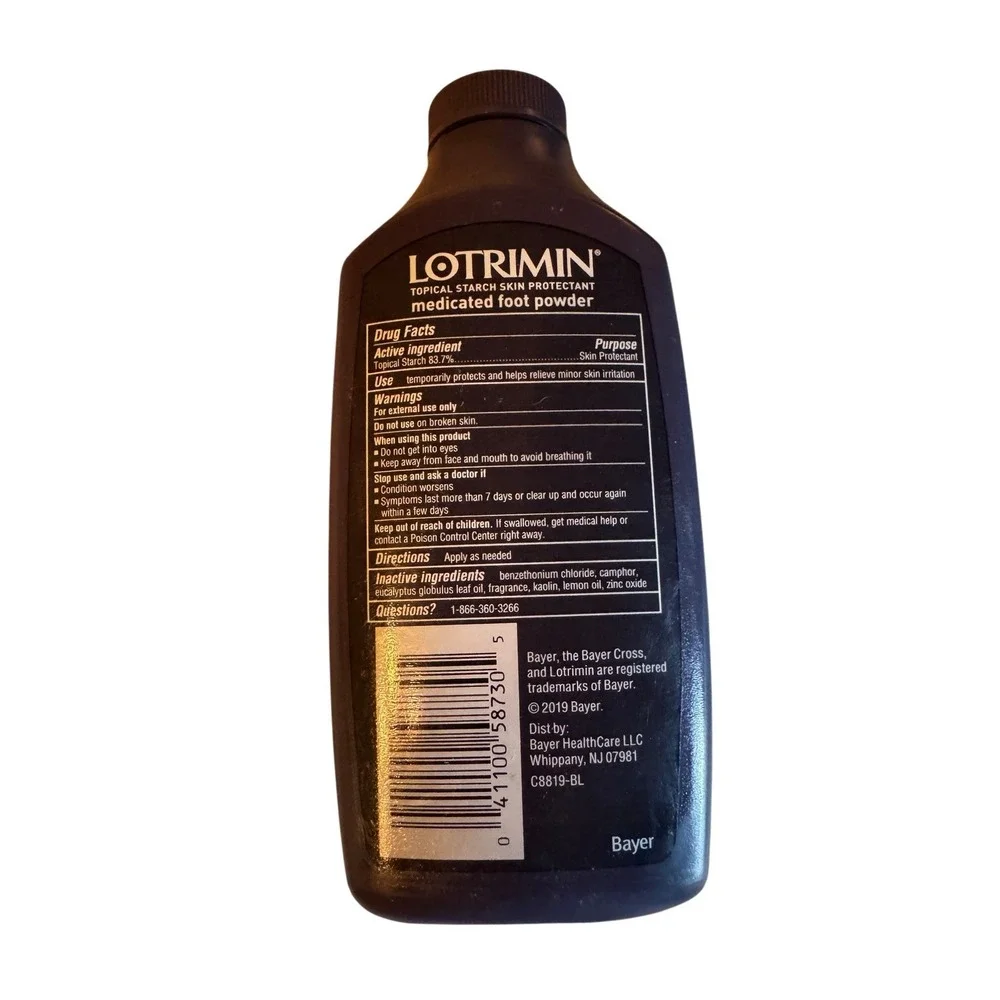 Daily Sweat & Odor Control Medicated Foot Powder - Antifungal Relief 6.25 oz